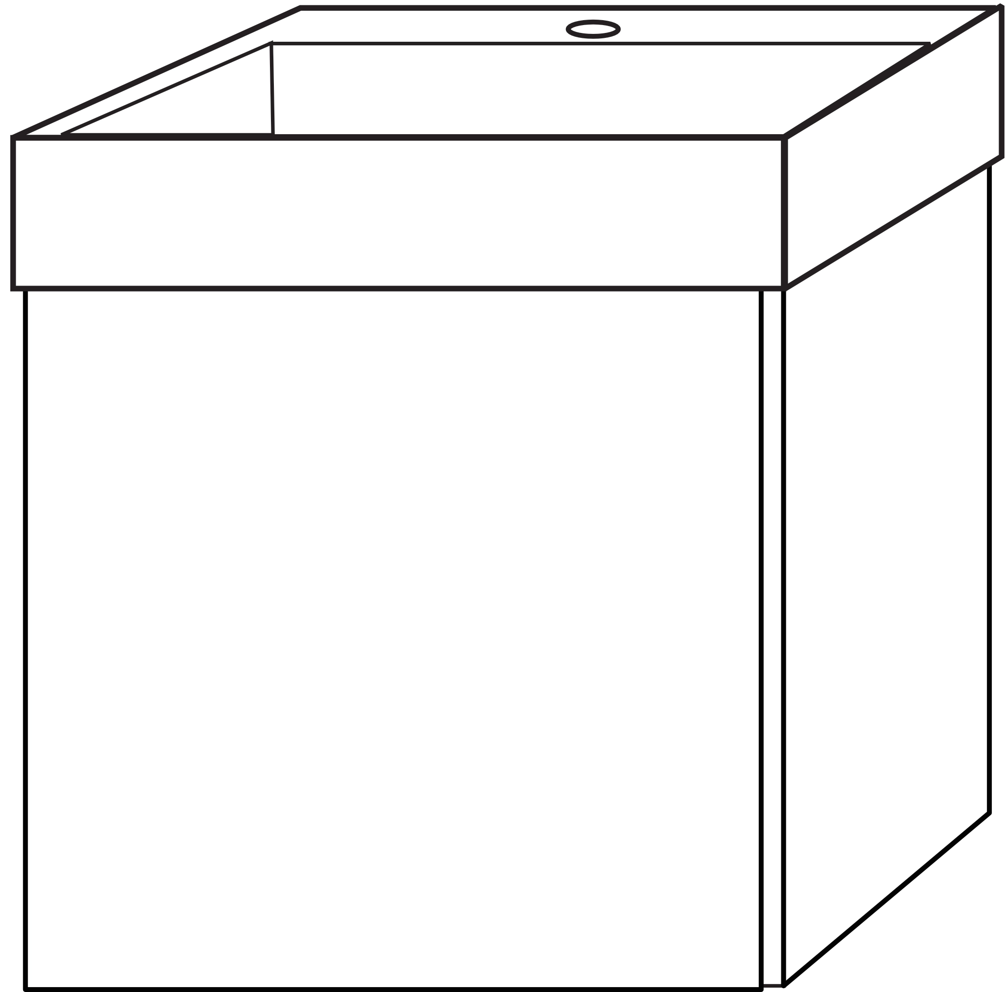 Sanipa Waschtischunterschrank „3way“ 400 × 513 × 337 mm in Graphit (matt), mit Hahnlochbohrung, Anschlag links Sanipa Waschtischunterschrank „3way“ 400 × 513 × 337 mm in Graphit (matt), mit Hahnlochbohrung, Anschlag links