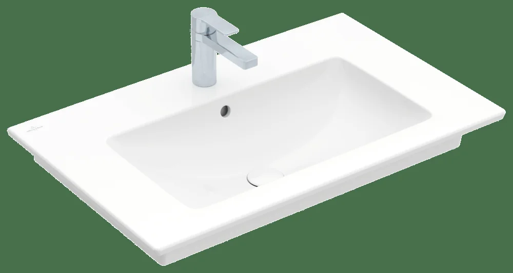 Villeroy & Boch Venticello Schrankwaschtisch 800x500mm Rechteck Weiß Alpin