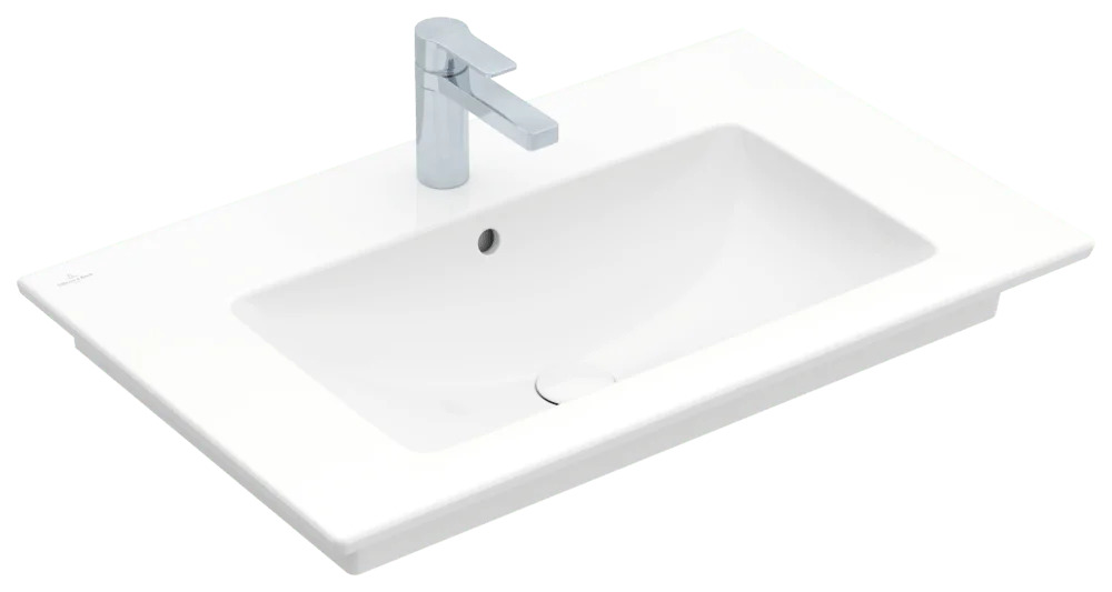 Villeroy & Boch Schrankwaschtisch Venticello, 800x500x165 mm, glänzend weiß Alpin, mit Überlauf Villeroy & Boch Schrankwaschtisch Venticello, 800x500x165 mm, glänzend weiß Alpin, mit Überlauf