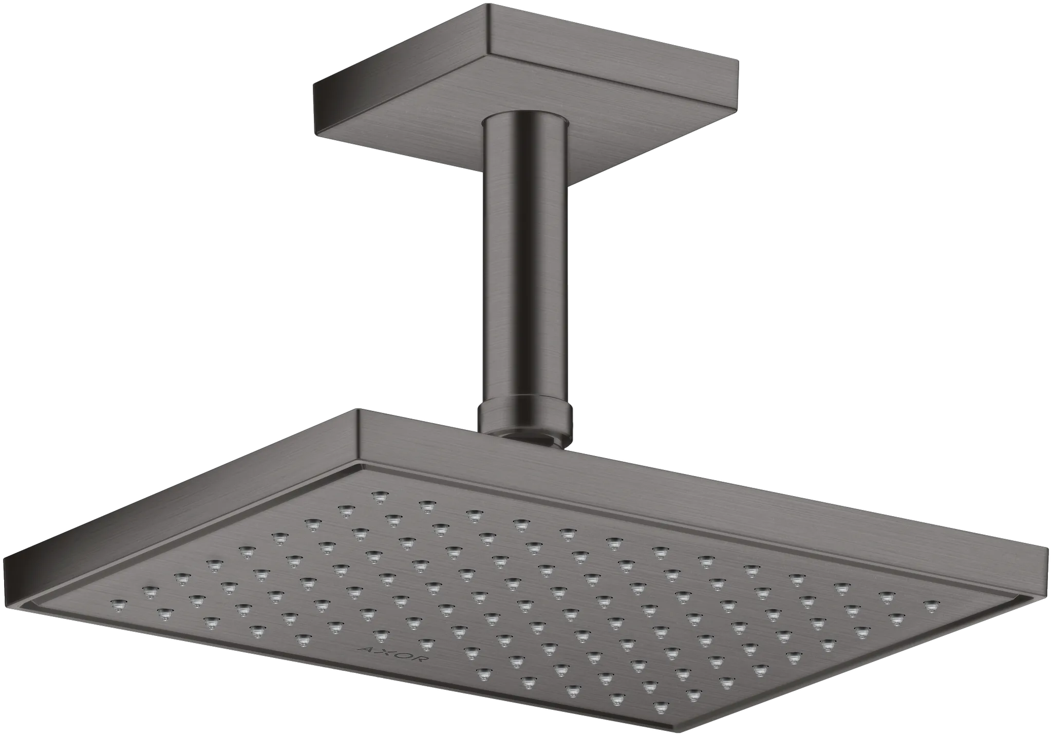 Hansgrohe AXOR ShowerSolutions Kopfbrause 245⁄185 1jet, Brushed Black Chrome Hansgrohe AXOR ShowerSolutions Kopfbrause 245⁄185 1jet, Brushed Black Chrome