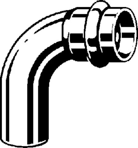 „Profipress“ 90°-Bogen mit 1 Muffe 28 mm „Profipress“ 90°-Bogen mit 1 Muffe 28 mm