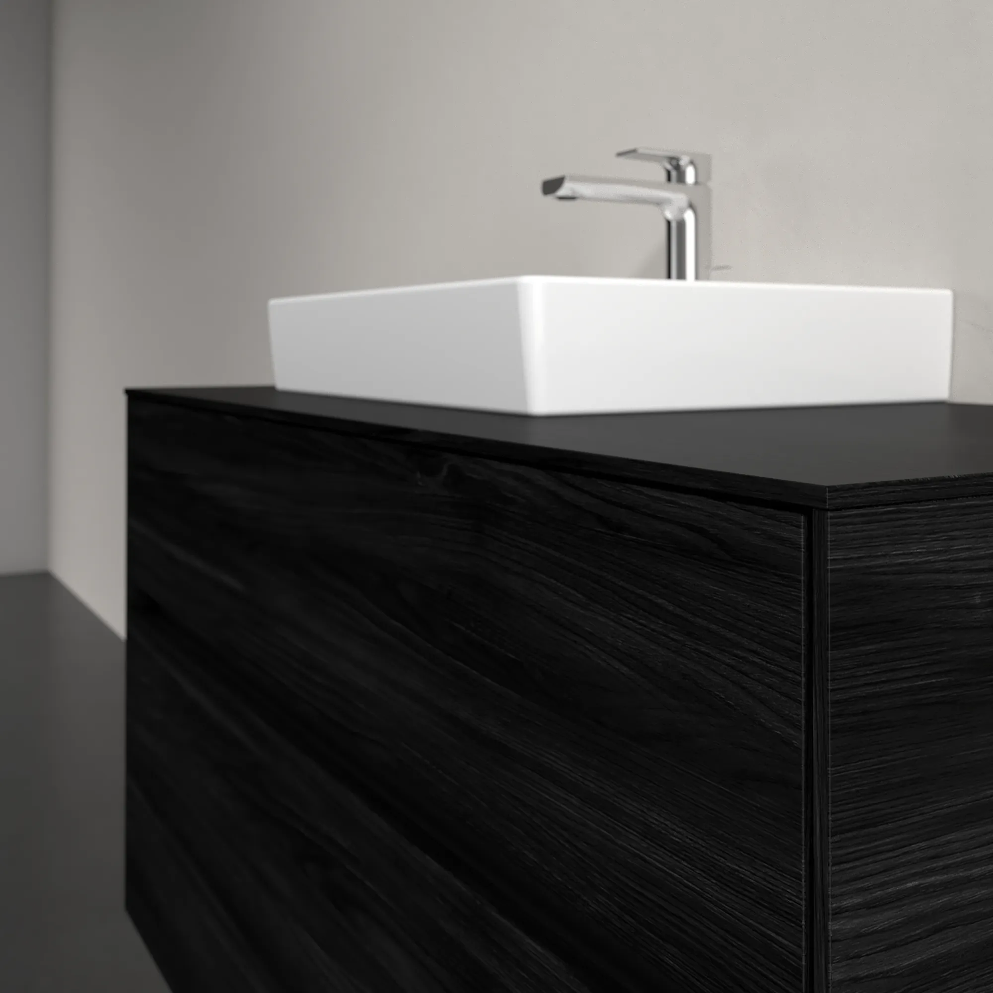 Villeroy & Boch Waschbeckenunterschrank Collaro C01400, 1000x548x500 mm, Black Oak, mit SoftClosing, 2 Auszüge Villeroy & Boch Waschbeckenunterschrank Collaro C01400, 1000x548x500 mm, Black Oak, mit SoftClosing, 2 Auszüge
