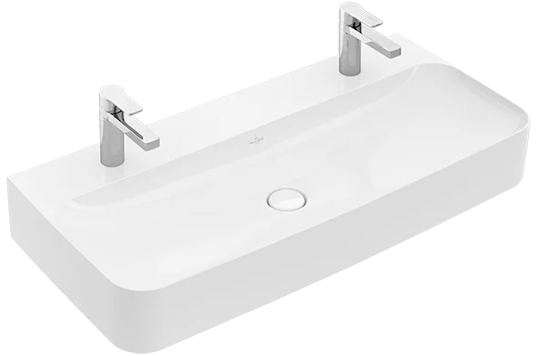Villeroy & Boch Finion Waschbecken 1000x470mm Rechteck TitanCeram Stone White