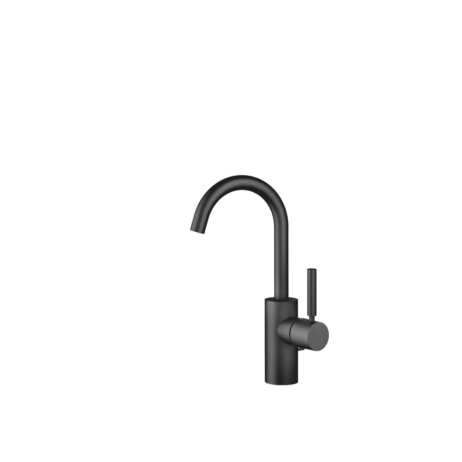 Dornbracht META Waschtisch-Einhandbatterie mit Ablaufgarnitur - Schwarz matt