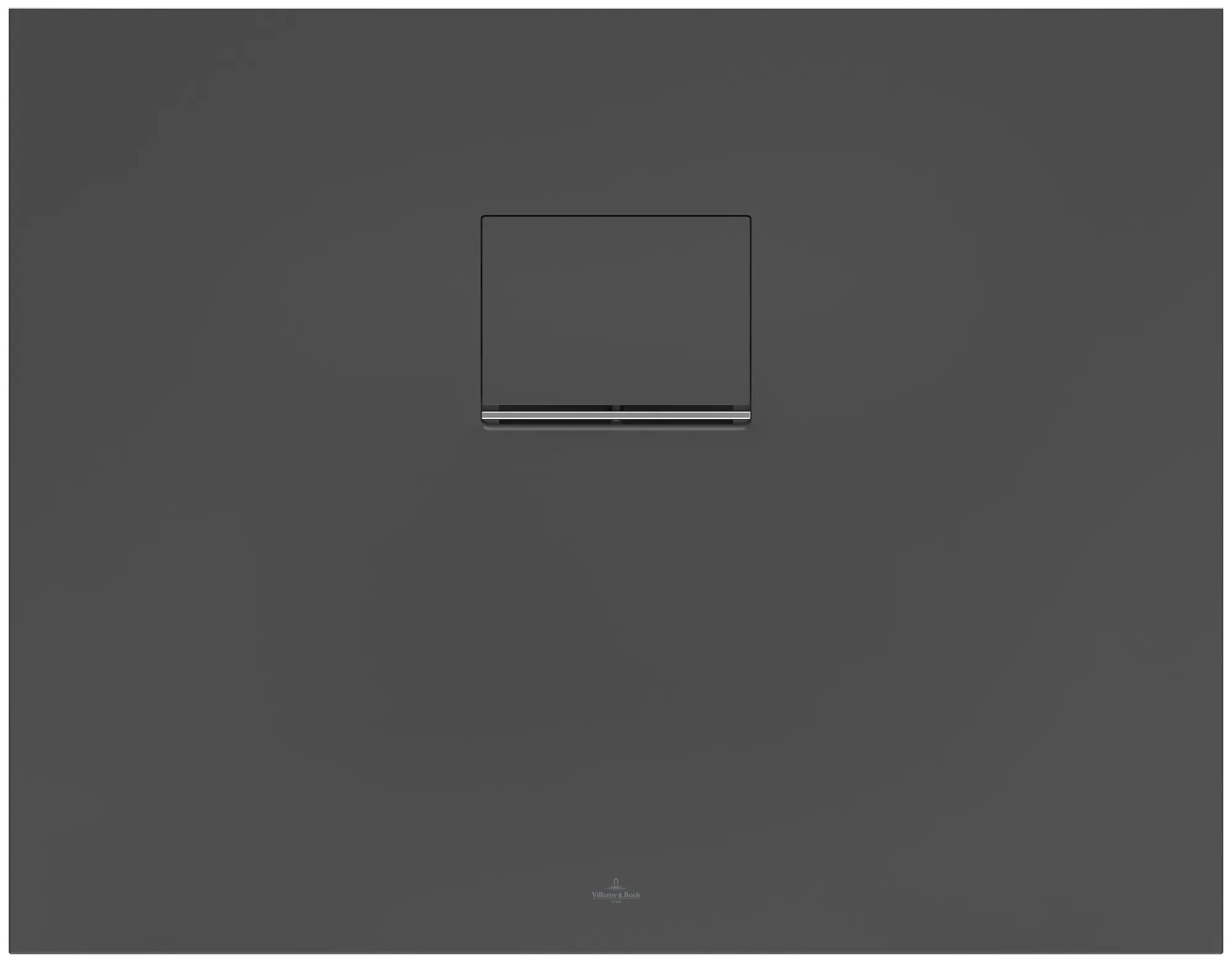Villeroy & Boch rechteck Duschwanne „Squaro Infinity“ lange Seite geschnitten an der Wand 90 × 70 cm ohne Oberflächenbeschichtung, in Anthracite Villeroy & Boch rechteck Duschwanne „Squaro Infinity“ lange Seite geschnitten an der Wand 90 × 70 cm ohne Oberflächenbeschichtung, in Anthracite