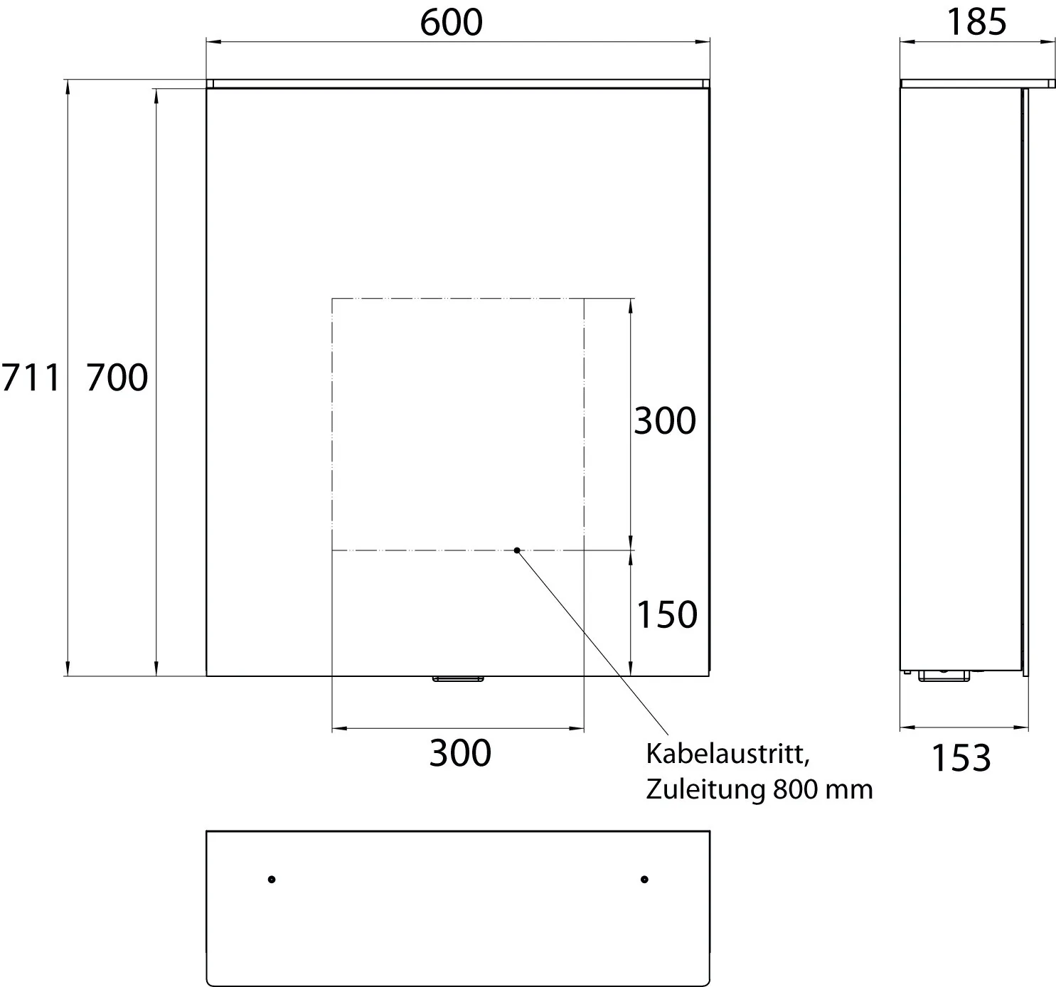 Lichtspiegelschrank pure II Lichtsegel, Aufputz, mit Waschtischbeleuchtung, 1 Tür, 600mm Lichtspiegelschrank pure II Lichtsegel, Aufputz, mit Waschtischbeleuchtung, 1 Tür, 600mm