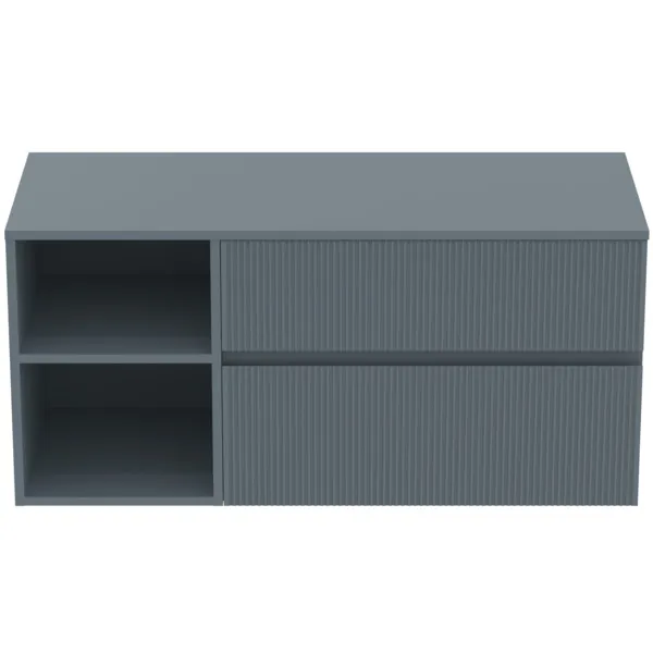 Ideal Standard Waschtischunterschrank „Finesse“ 120,2 × 55,8 × 50,5 cm Aschblau matt