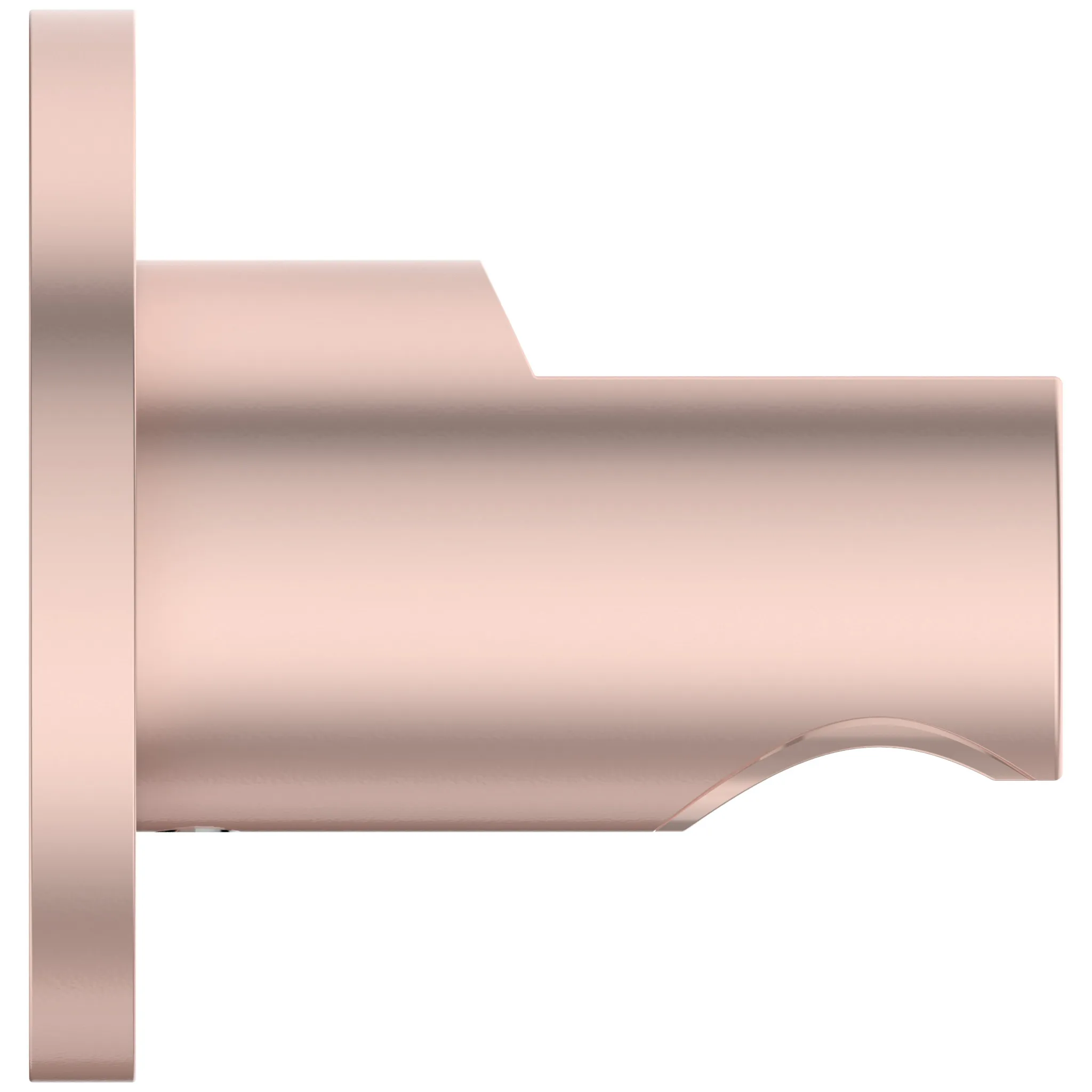 Wandhalter Idealrain Atelier, mit runder Rosette, für Handbrause, Brushed Gold Wandhalter Idealrain Atelier, mit runder Rosette, für Handbrause, Brushed Gold