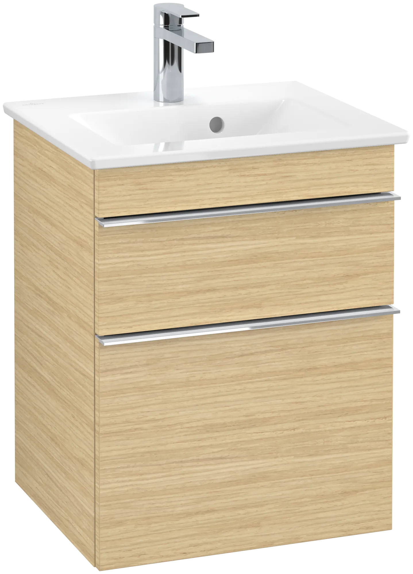 Villeroy & Boch Waschtischunterschrank „Venticello“ für Schrankwaschtisch 46,6 × 59 × 42,5 × 42,5 cm Nordic Oak, mittig