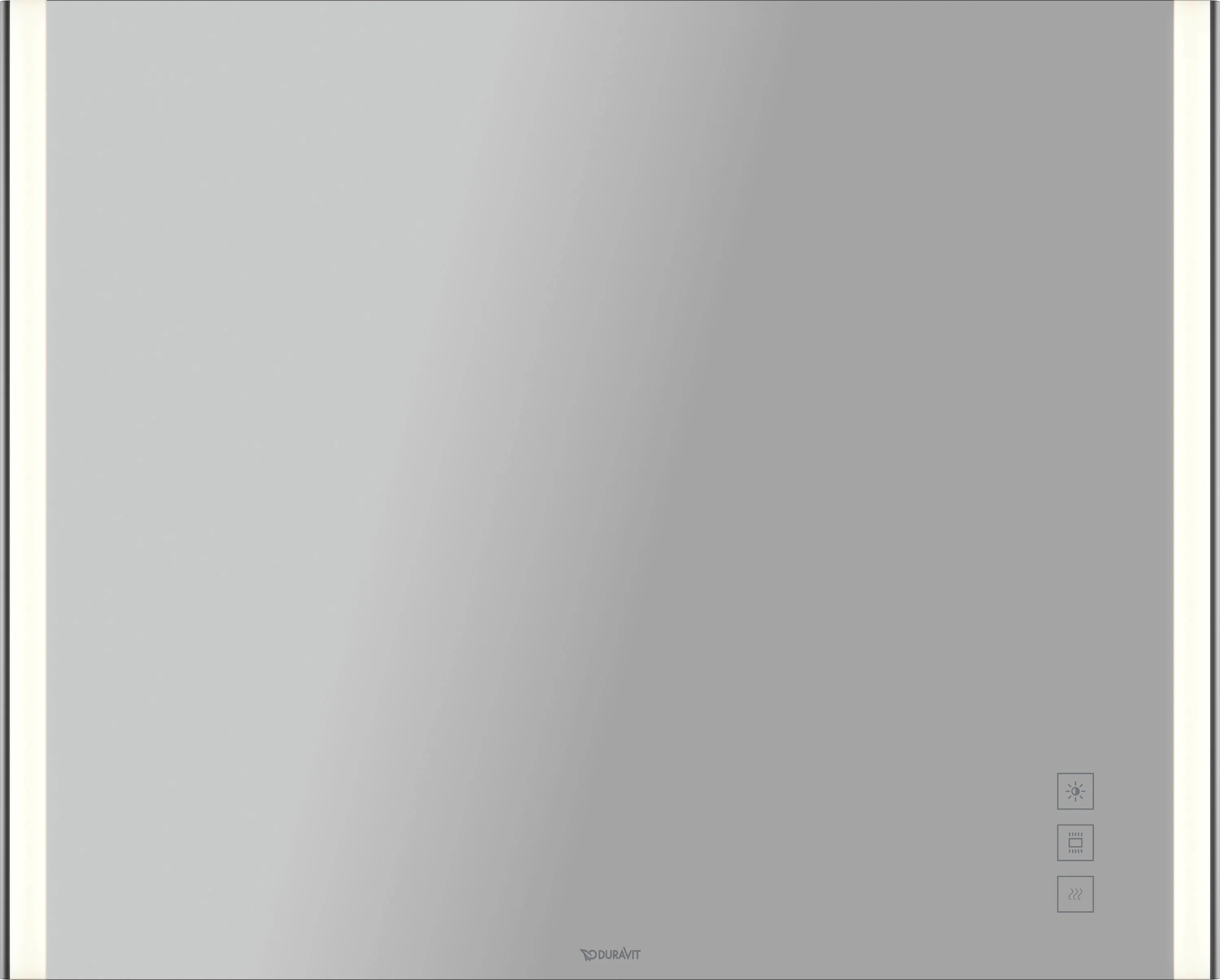 Duravit Spiegel „XSquare“ 100 × 80 cm in in Frontfarbe