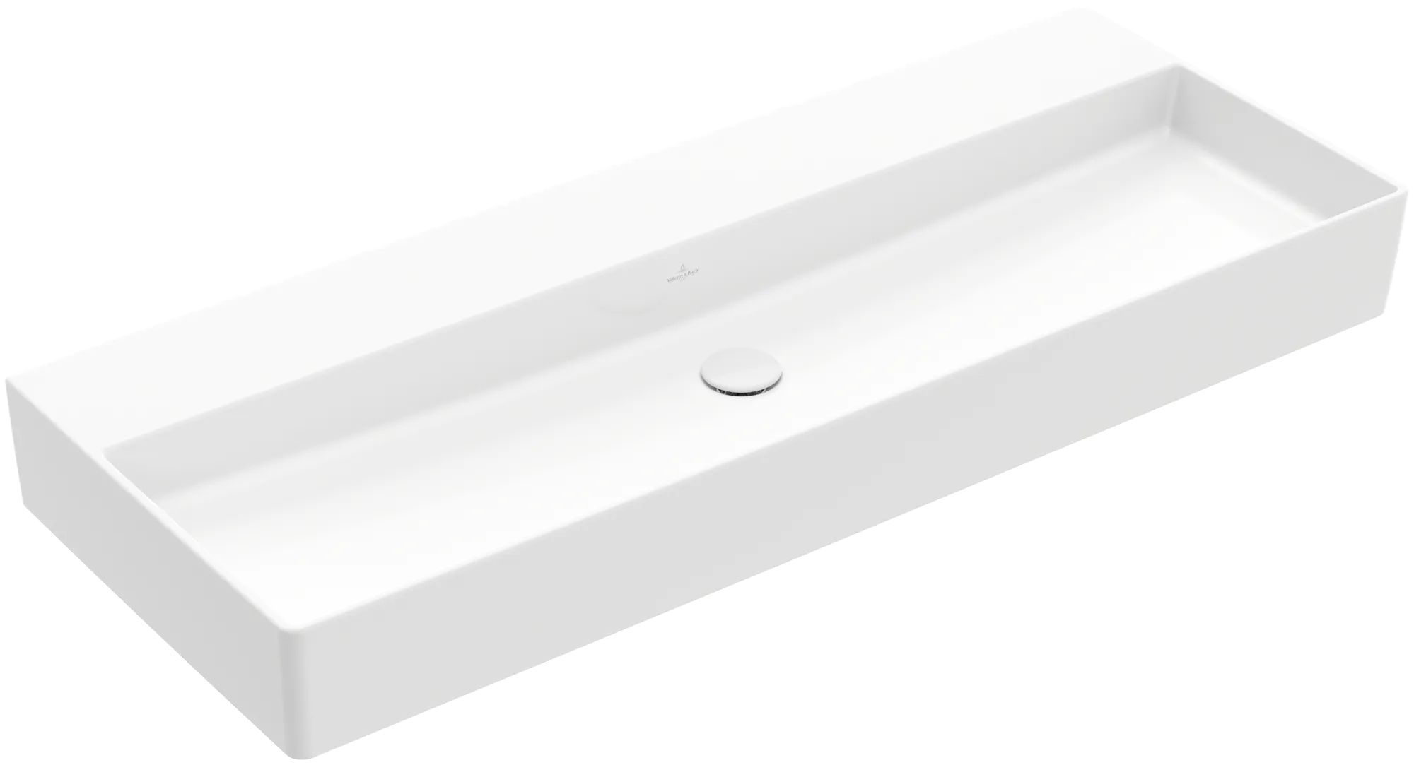 Villeroy & Boch Waschbecken Memento 2.0 1200x470mm, Rechteck, ohne Überlauf, Weiß Alpin
