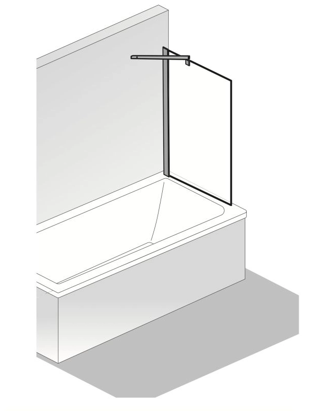HSK gerahmte Seitenwand für Badewannenaufsatz „Favorit Nova“ Glas Mattierung mittig (65 cm), Profile Alu Silber-matt, für #Türbreite#, H: 1400 mm HSK gerahmte Seitenwand für Badewannenaufsatz „Favorit Nova“ Glas Mattierung mittig (65 cm), Profile Alu Silber-matt, für #Türbreite#, H: 1400 mm