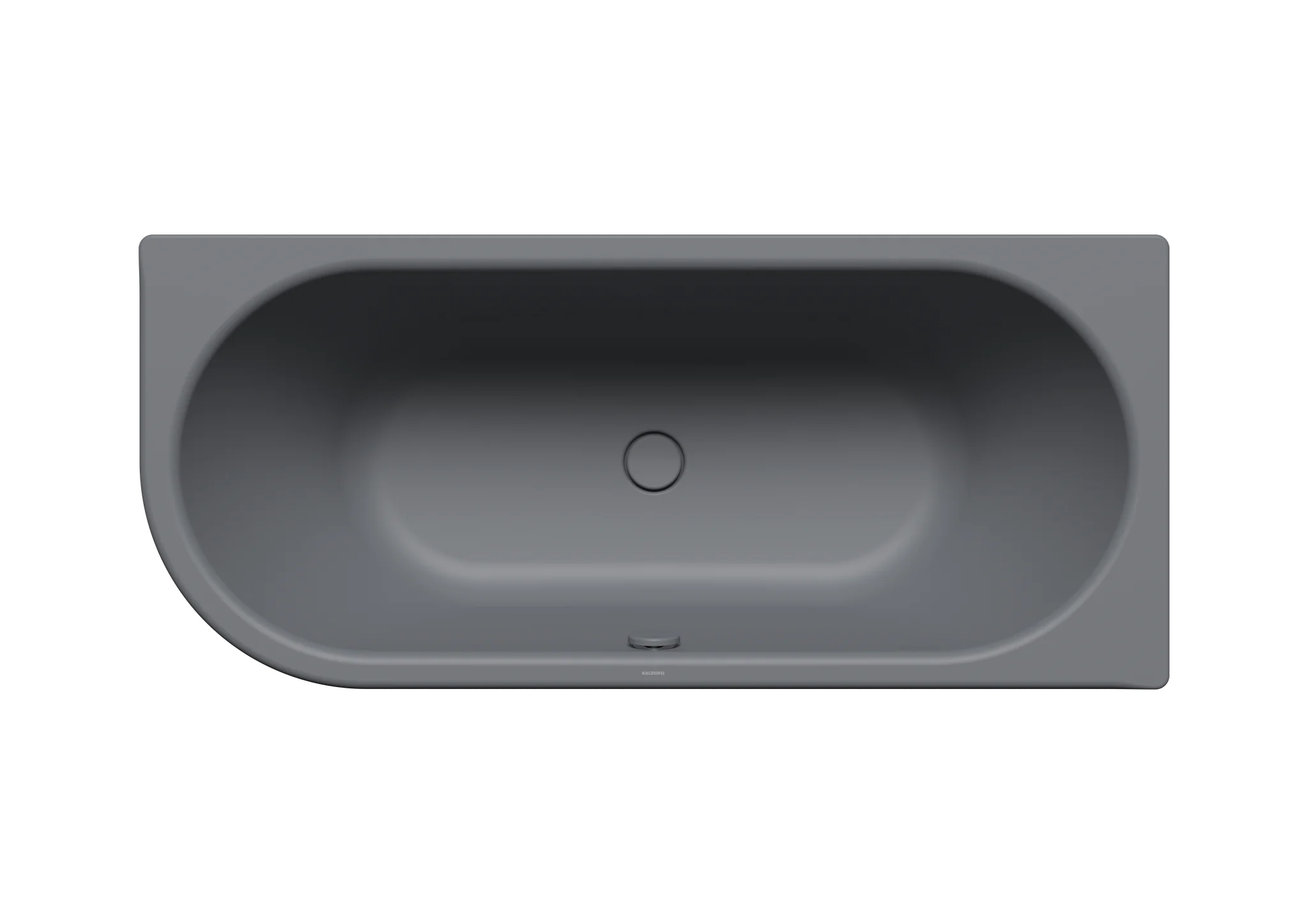 Kaldewei CENTRO DUO 1 LINKS Badewanne, oval, 1700x750 mm, cool grey 70, 460 mm tief, linksseitiger Eckeinbau Kaldewei CENTRO DUO 1 LINKS Badewanne, oval, 1700x750 mm, cool grey 70, 460 mm tief, linksseitiger Eckeinbau