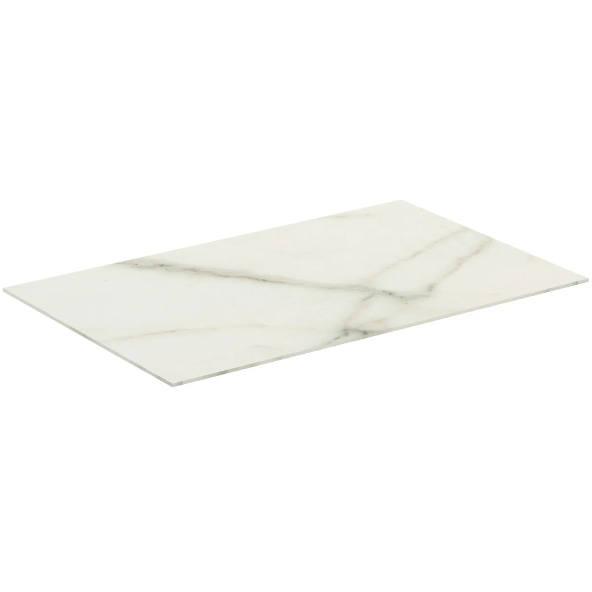 Waschtischplatte Conca, aus Keramik, 802x505x6mm, Marmor Noir Desir Waschtischplatte Conca, aus Keramik, 802x505x6mm, Marmor Noir Desir