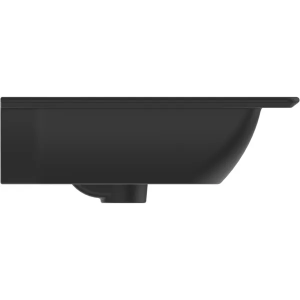 Waschbecken „ConnectAir“ 84 × 46 × 16,5 cm, Hahnlochposition mittig in Schwarz Matt Waschbecken „ConnectAir“ 84 × 46 × 16,5 cm, Hahnlochposition mittig in Schwarz Matt