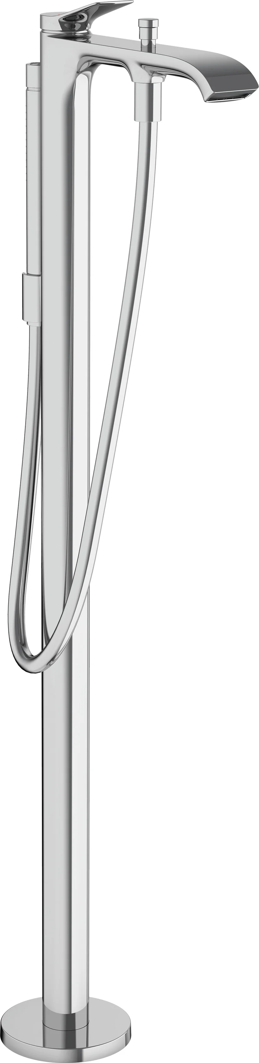 Hansgrohe Vivenis Einhebel-Wannenmischer bodenstehend, Chrom, Ausladung 236 mm