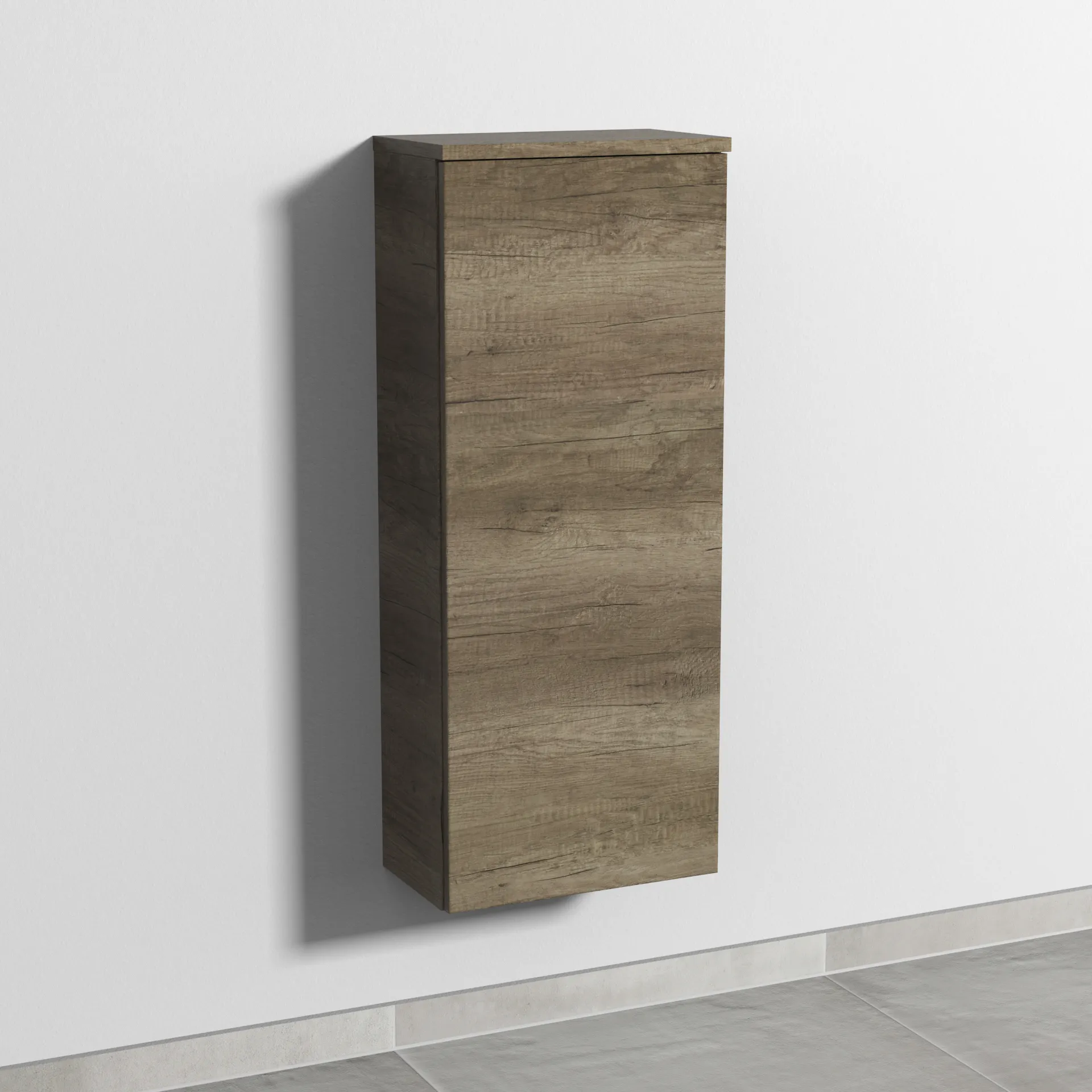 Sanipa Mittelschrank „3way“ 350 × 850 × 199 mm Anschlag rechts, in Eiche Nebraska, Anschlag rechts