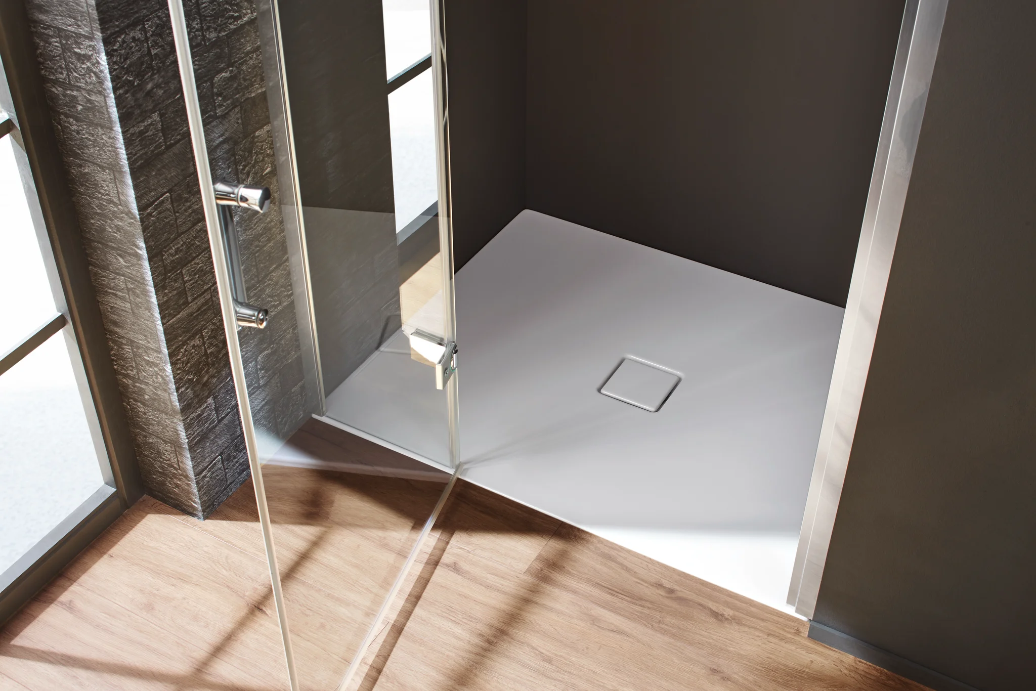 Kaldewei quadrat Duschwanne „Conoflat“ 90 × 90 cm in bahamabeige mit Antislip