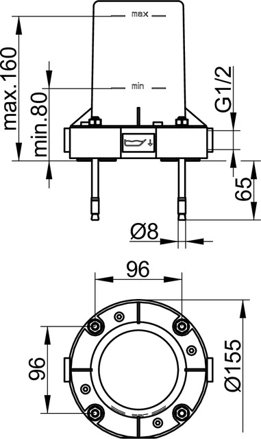 Montagebaussatz für Bodenbefestigung Edition 11 für 51127 Montagebaussatz für Bodenbefestigung Edition 11 für 51127
