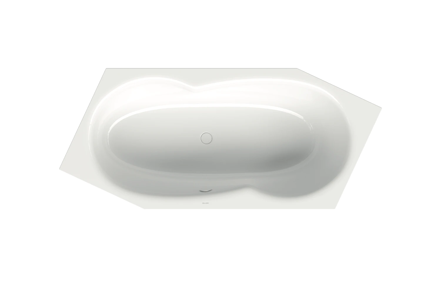 Bette sechseck Badewanne „BetteMetric“ 206 × 90 cm in Ebony Bette sechseck Badewanne „BetteMetric“ 206 × 90 cm in Ebony