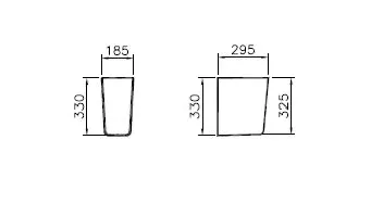 VitrA S20 Halbsäule zu Waschtischen inkl. Federbefestigung Keramik Weiß Hochglanz