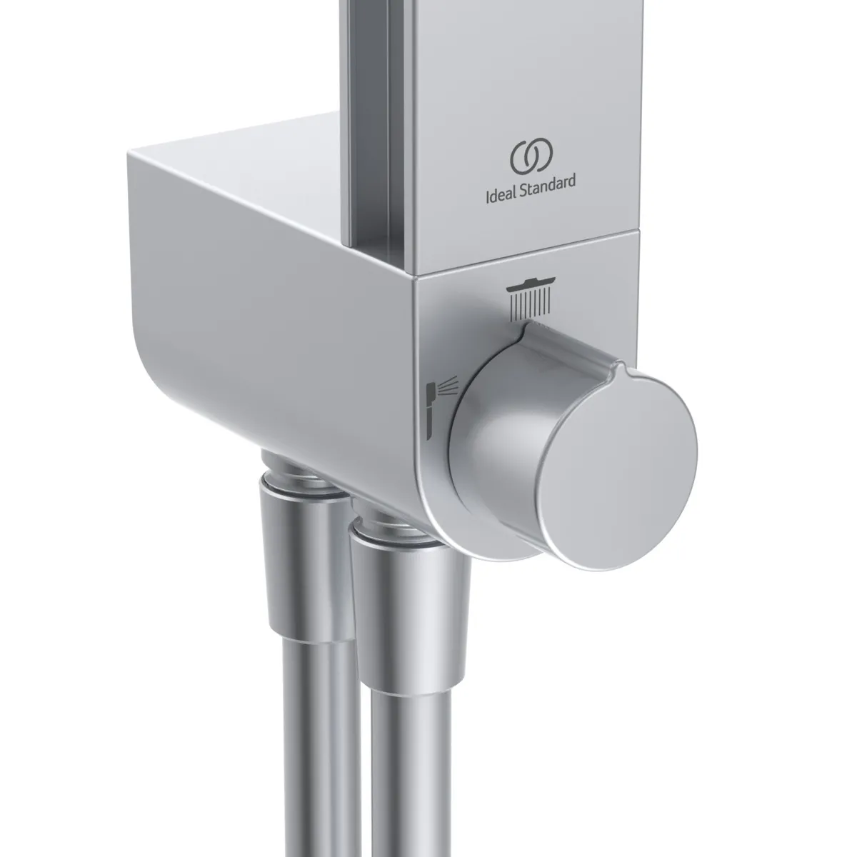 Ideal Standard Duschsystem Ceratwist Alu+ ohne Armatur mit 2 Ablagen 2-Funktions-Handbrause und 2-Funktions-Kopfbrause Silver Ideal Standard Duschsystem Ceratwist Alu+ ohne Armatur mit 2 Ablagen 2-Funktions-Handbrause und 2-Funktions-Kopfbrause Silver
