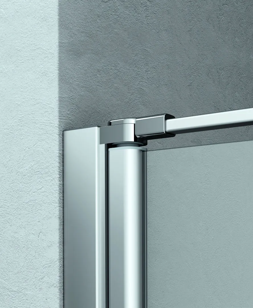 Duschtür Pendeltür für Nische und Ecke „LIGA“ Glas Klar, Profile Silber Mattglanz, Drehtür zweiteilig BV: 660 - 710 mm GAK: 650 - 700 mm WE: 660 - 710 mm H: 1850 mm Duschtür Pendeltür für Nische und Ecke „LIGA“ Glas Klar, Profile Silber Mattglanz, Drehtür zweiteilig BV: 660 - 710 mm GAK: 650 - 700 mm WE: 660 - 710 mm H: 1850 mm