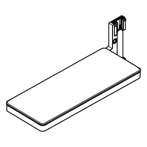 Grohe Ablage „Rainshower Aqua“ in Befestigung verdeckt Grohe Ablage „Rainshower Aqua“ in Befestigung verdeckt