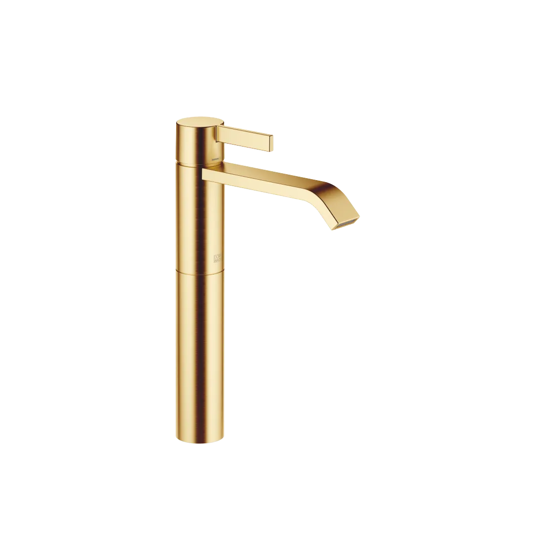 Dornbracht IMO Waschtisch-Einhandbatterie Gold gebürstet PVD, Ausladung 170 mm, Armaturenhöhe 298 mm, Bohrungsdurchmesser 35 mm