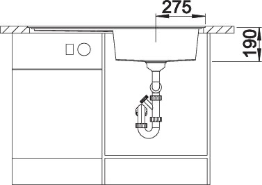 BLANCO ZENAR XL 6 S-F BLANCO ZENAR XL 6 S-F