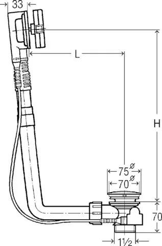 Viega Ab- und Überlaufgarnitur Modell 6162 „Multiplex“ 6162 in 1 1 / 2 Messing verchromt 19,7 cm Viega Ab- und Überlaufgarnitur Modell 6162 „Multiplex“ 6162 in 1 1 / 2 Messing verchromt 19,7 cm