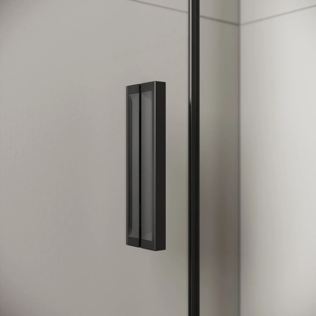 Kermi Duschdesign Pendeltür 1-flügelig mit Festfeld „Yanea“ Anschlag rechts Glas Klar, Profile Schwarz Soft (RAL 9005), Anschlag rechts WE: 1175 – 1205 mm H: 2000 mm Kermi Duschdesign Pendeltür 1-flügelig mit Festfeld „Yanea“ Anschlag rechts Glas Klar, Profile Schwarz Soft (RAL 9005), Anschlag rechts WE: 1175 – 1205 mm H: 2000 mm