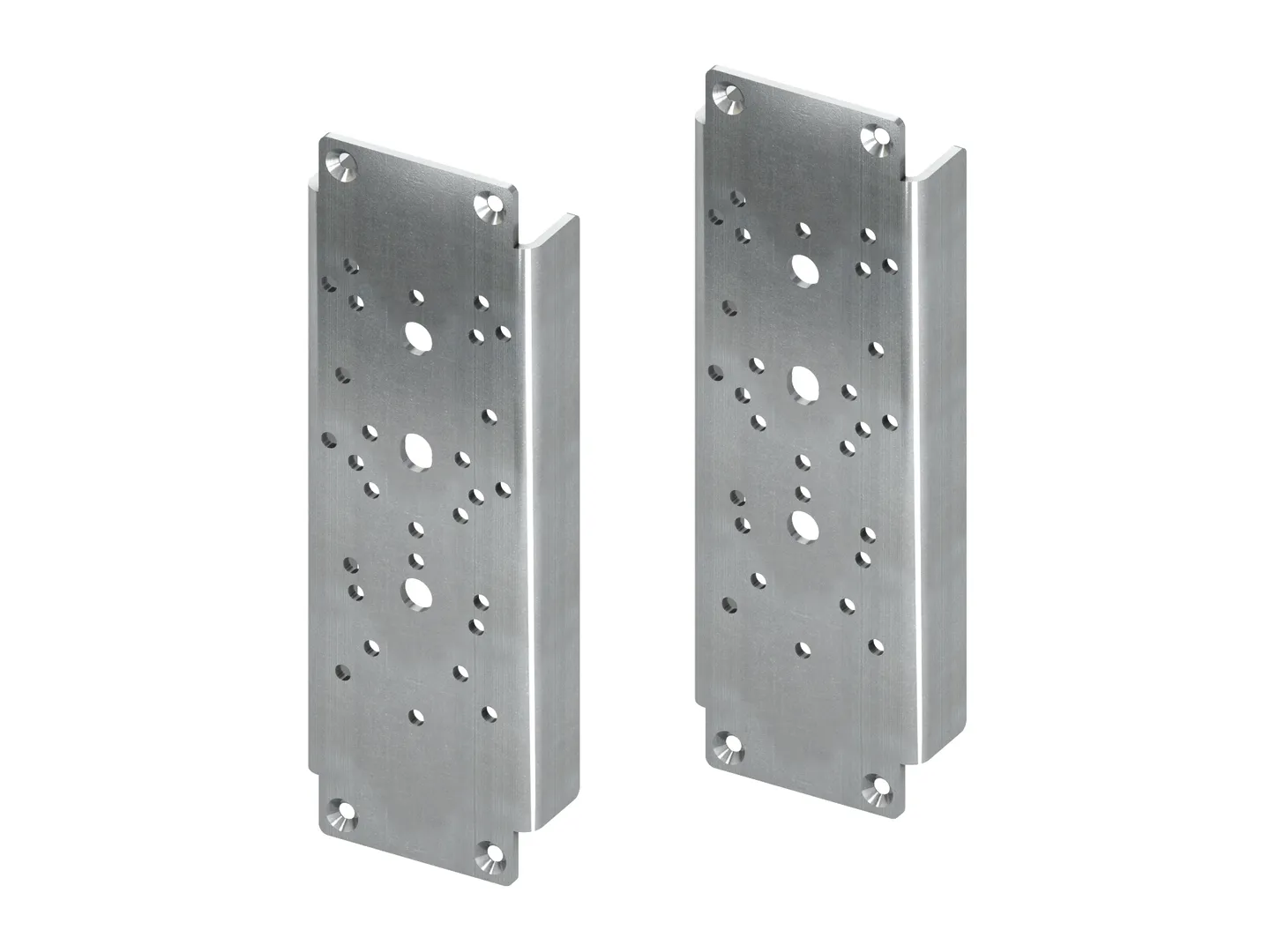 TECEprofil Stahlplattenset zur Aufnahme von Stützklappgriffen B TECEprofil Stahlplattenset zur Aufnahme von Stützklappgriffen B