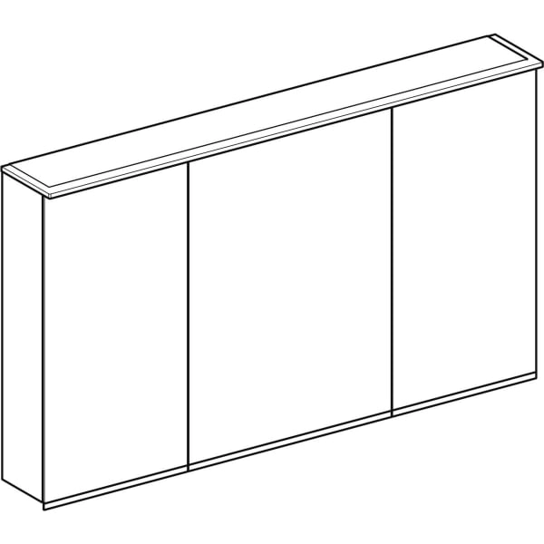 Geberit Spiegelschrank „Option“ 120 × 17,2 cm