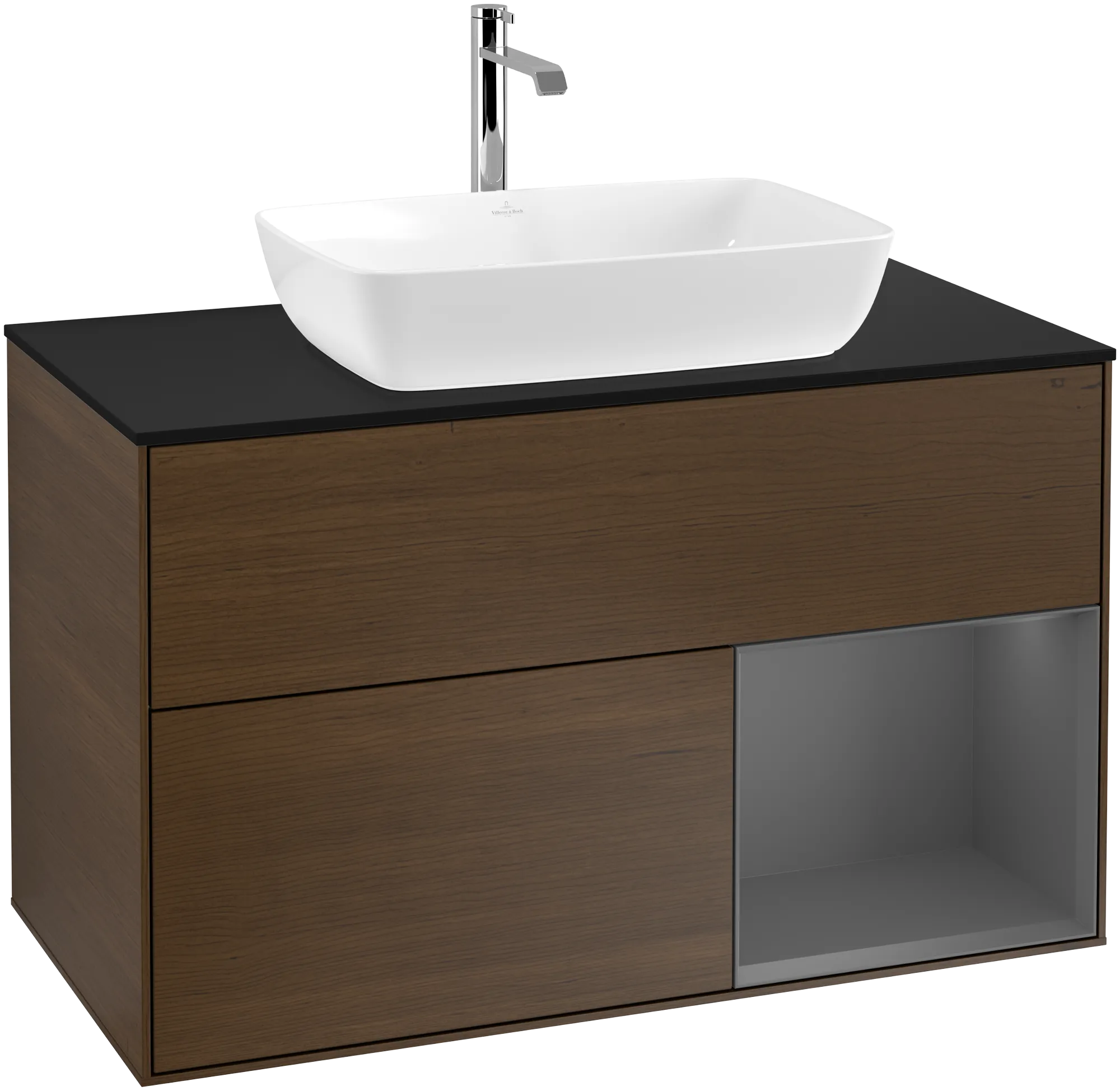 Villeroy & Boch Waschbeckenunterschrank Finion F78, 1000 x 603 x 501 mm, mit Beleuchtung