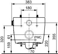 TECE Dusch-WC „neo“, Befestigung verdeckt, ohne Spülrand TECE Dusch-WC „neo“, Befestigung verdeckt, ohne Spülrand