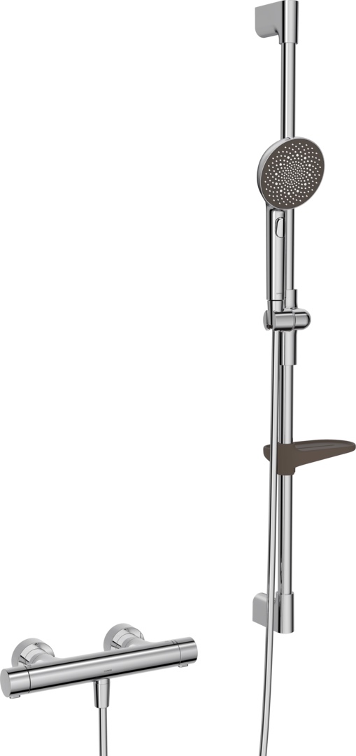Zweihand-Duscharmatur „Prisma“ in Chrom Zweihand-Duscharmatur „Prisma“ in Chrom