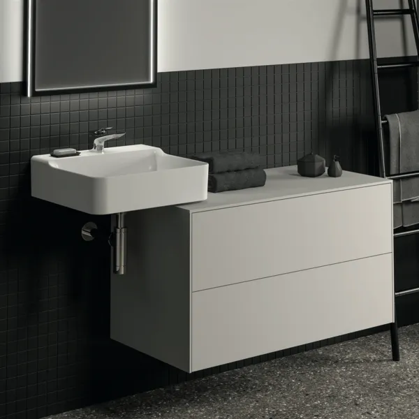 Ideal Standard Waschtischunterschrank Conca, 2 Auszüge, Weiß Ideal Standard Waschtischunterschrank Conca, 2 Auszüge, Weiß