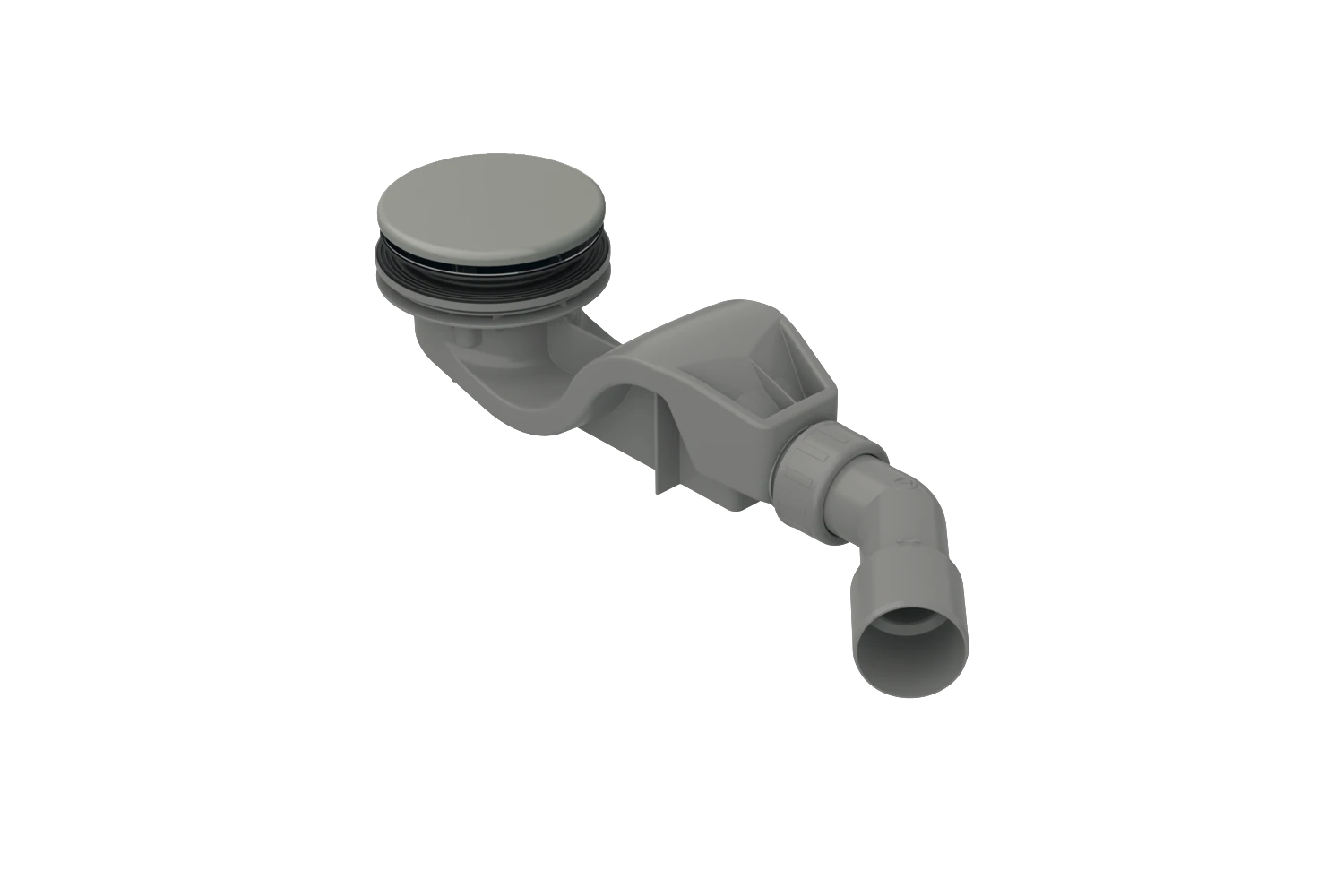 Bette Ablaufgarnitur für Duschwannen „BetteSolid“ 50 Modell B598 90 × 68 cm in Manhattan