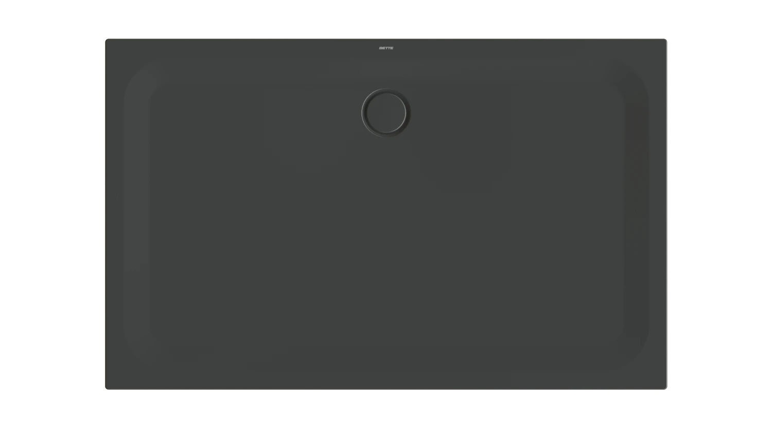 Bette rechteck Duschwanne „BetteUltra“ 160 × 100 cm in Ebony