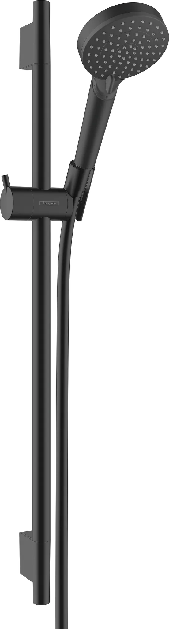 Hansgrohe Vernis Blend Brauseset Vario EcoSmart, 100 mm, mattschwarz, 718 mm Brausestange, Rain & IntenseRain Strahlarten Hansgrohe Vernis Blend Brauseset Vario EcoSmart, 100 mm, mattschwarz, 718 mm Brausestange, Rain & IntenseRain Strahlarten