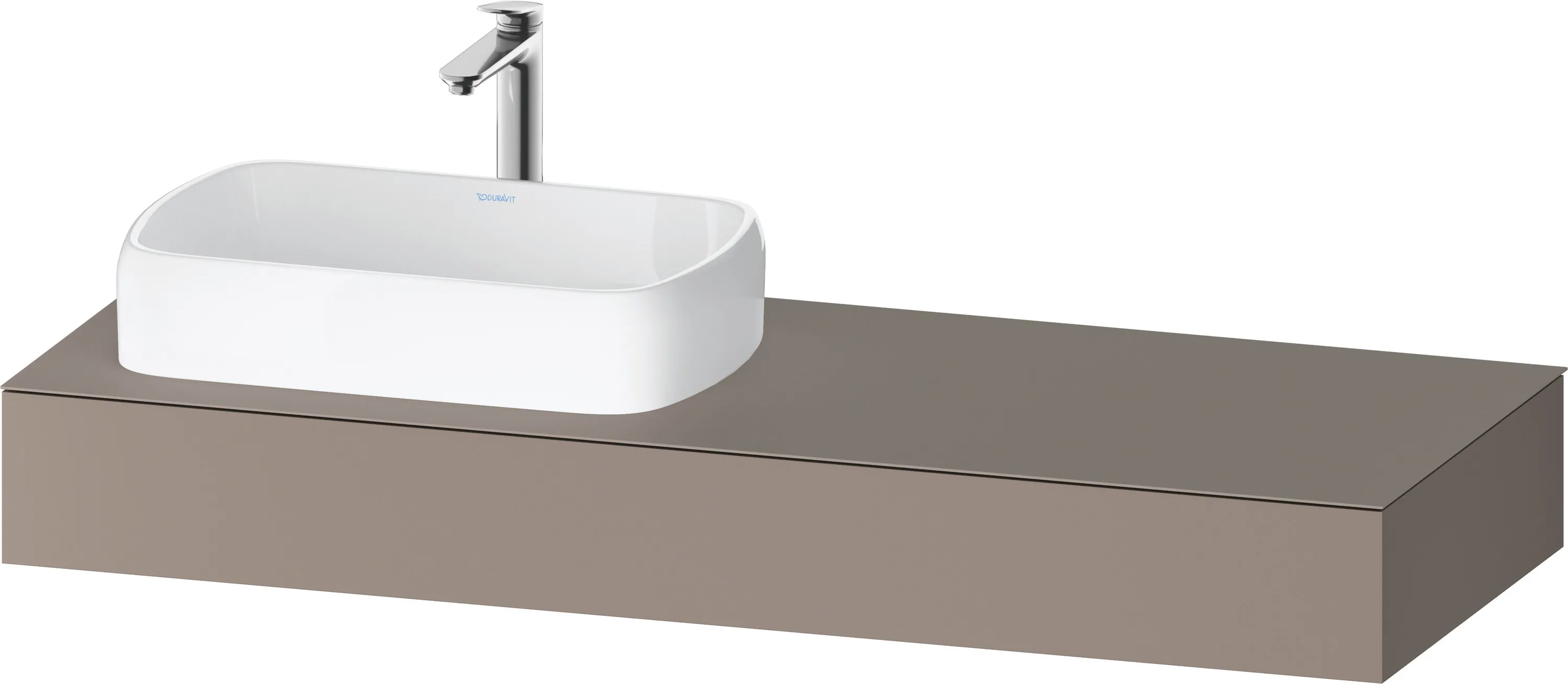 Duravit Konsole „Qatego“ in Basalt Matt Duravit Konsole „Qatego“ in Basalt Matt