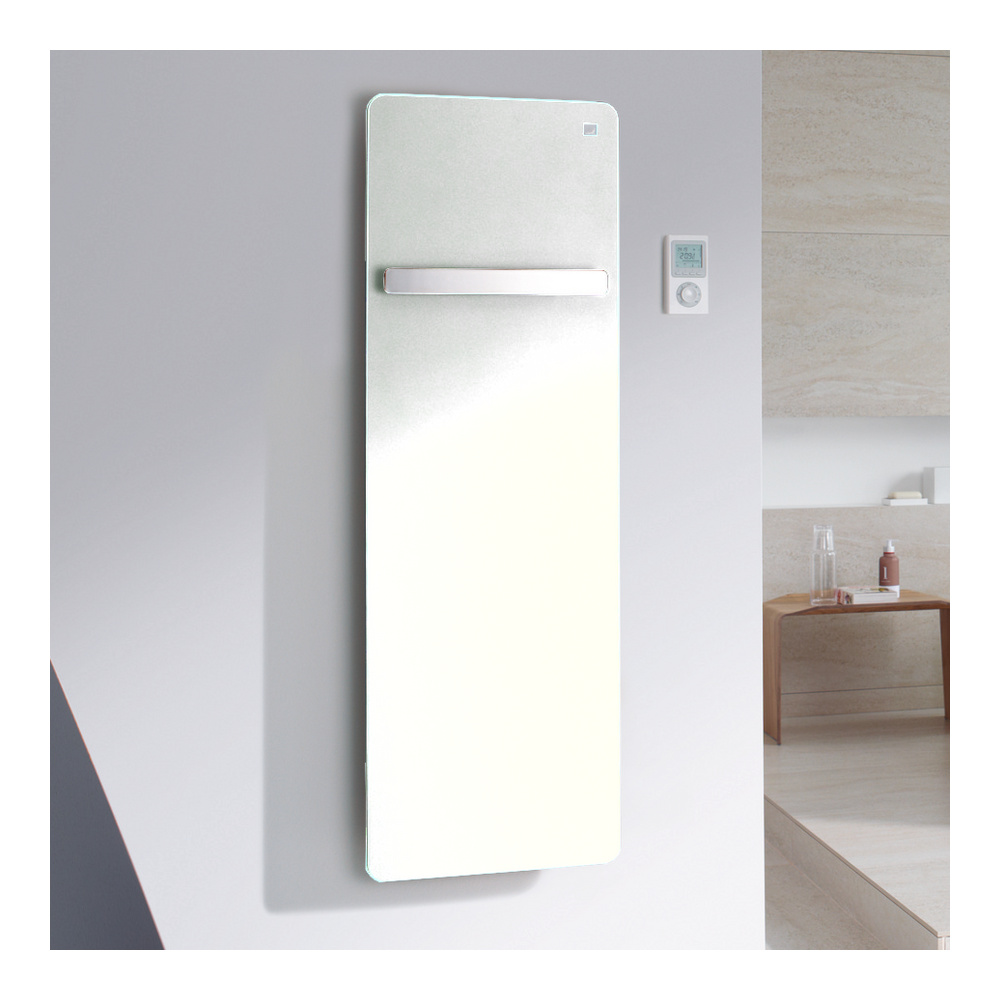 Zehnder Design-Elektroheizkörper „Vitalo Bar“ 40 × 157 cm in Aluminium eloxiert Zehnder Design-Elektroheizkörper „Vitalo Bar“ 40 × 157 cm in Aluminium eloxiert