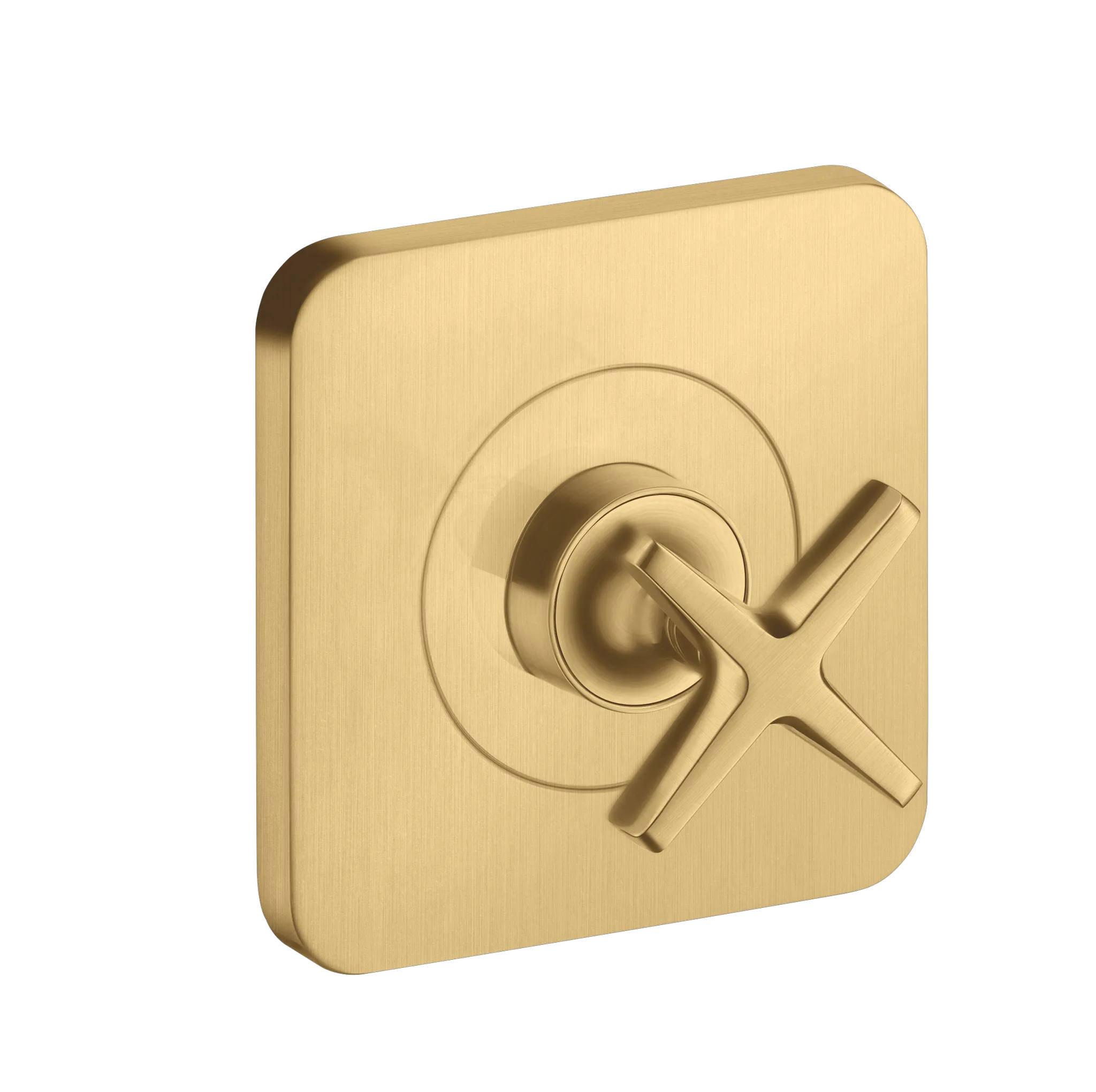 Hansgrohe AXOR Citterio E Absperrventil Unterputz Brushed Gold Optic 120/120 Hansgrohe AXOR Citterio E Absperrventil Unterputz Brushed Gold Optic 120/120