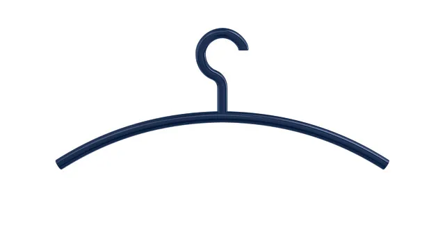 HEWI Kleiderbügel Polyamid, Stahlblau HEWI Kleiderbügel Polyamid, Stahlblau