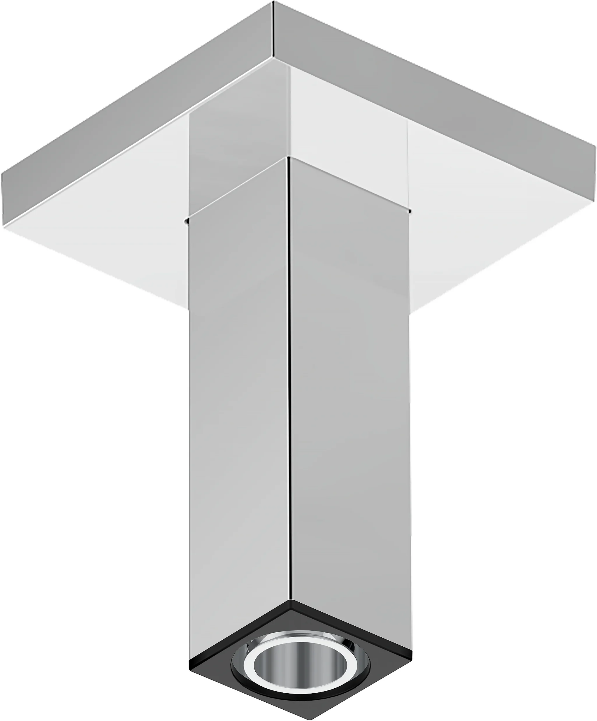 Hansgrohe Deckenanschluss E 10 cm Chrom - Unterputzmontage, Messing/Kunststoff, G 1/2