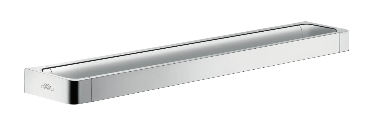 Hansgrohe AXOR Universal Softsquare Badetuchhalter, Chrom, Länge 694 mm, Bohrabstand 600 mm