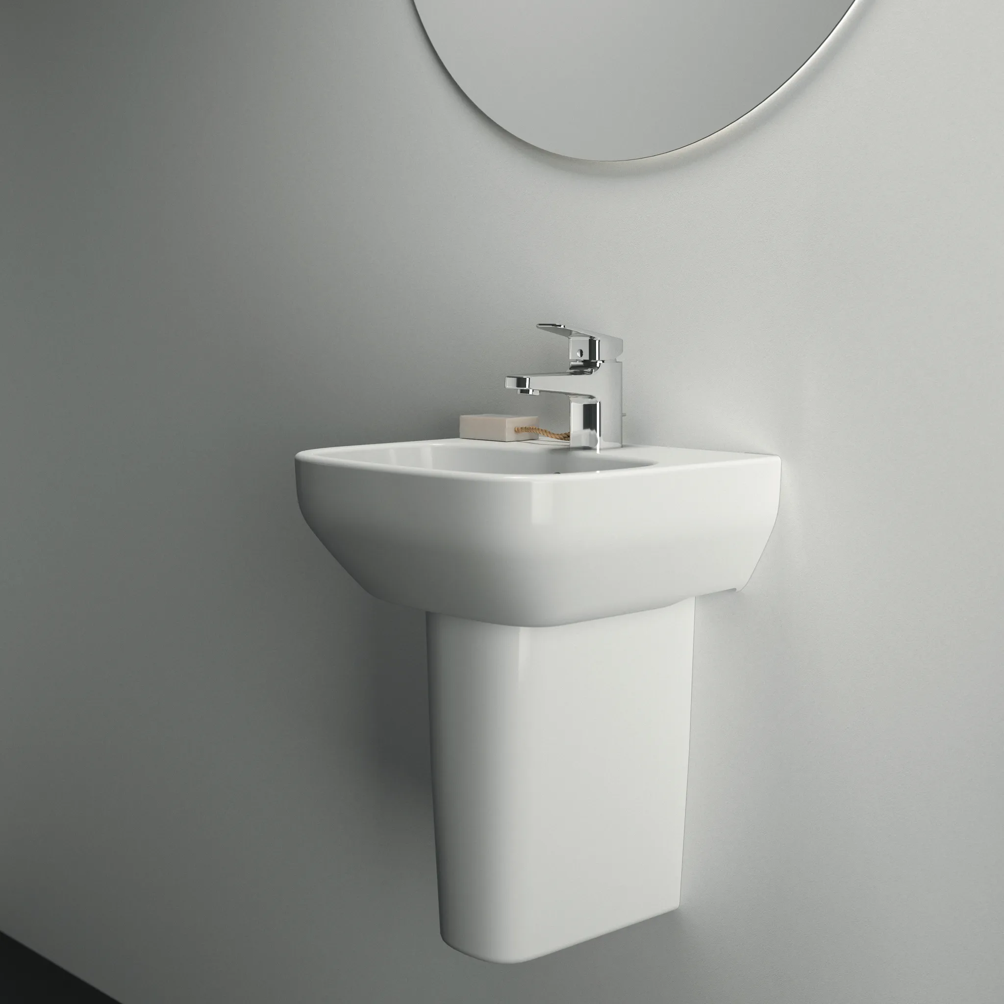 Waschbecken „i.lifeA“ 40 × 36 × 18 cm, Hahnlochposition mittig Waschbecken „i.lifeA“ 40 × 36 × 18 cm, Hahnlochposition mittig