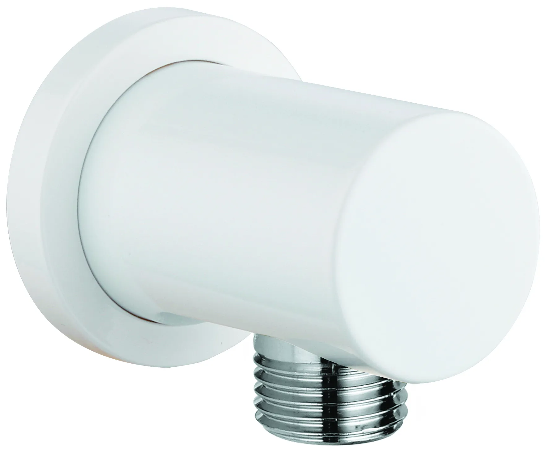 Grohe Rainshower Wandanschlussbogen 27057 moon white/chrom Grohe Rainshower Wandanschlussbogen 27057 moon white/chrom