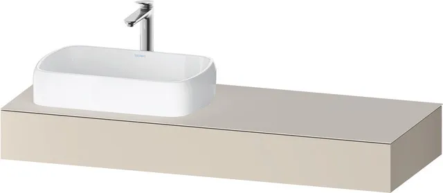 Duravit Konsole „Qatego“ in Taupe Supermatt Duravit Konsole „Qatego“ in Taupe Supermatt